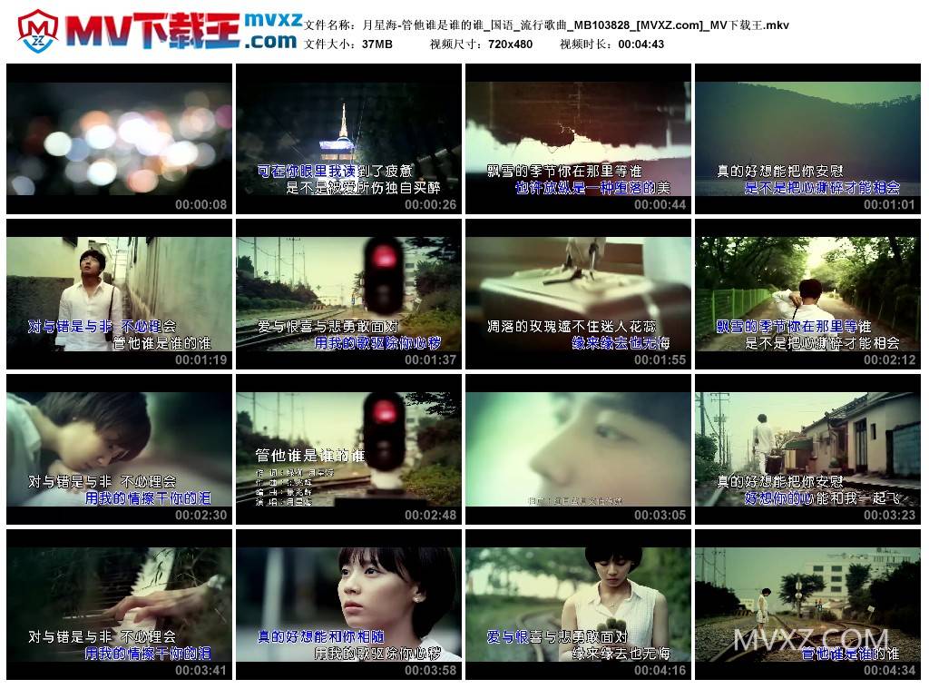月星海-管他谁是谁的谁_国语_流行歌曲_MB103828